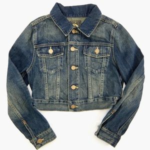 Ralph Lauren Denim Distressed Girls Jacket